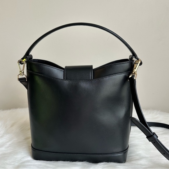 Kate Spade Black Leather Reegan Bucket Bag **EUC** - Picture 12 of 14